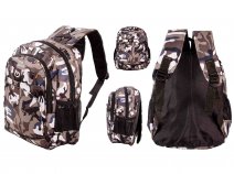 LL-193 WHITE GREY CAMOUFLAGE BACKPACK