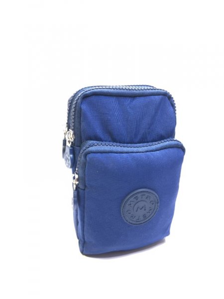 LL-5 Plain Blue Metro Crossbody Bag