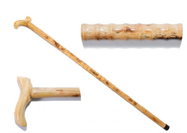 2839 WOOD WALKING STICK TAN