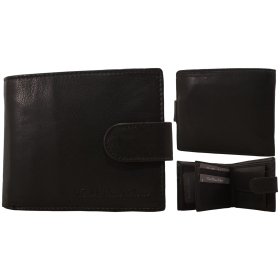 1008 BLACK ITALIAN LEATHER WALLET