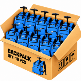 TR-R-TA-002 Blue Box of 10 Ryanair Underseat Travel Backpack Bag