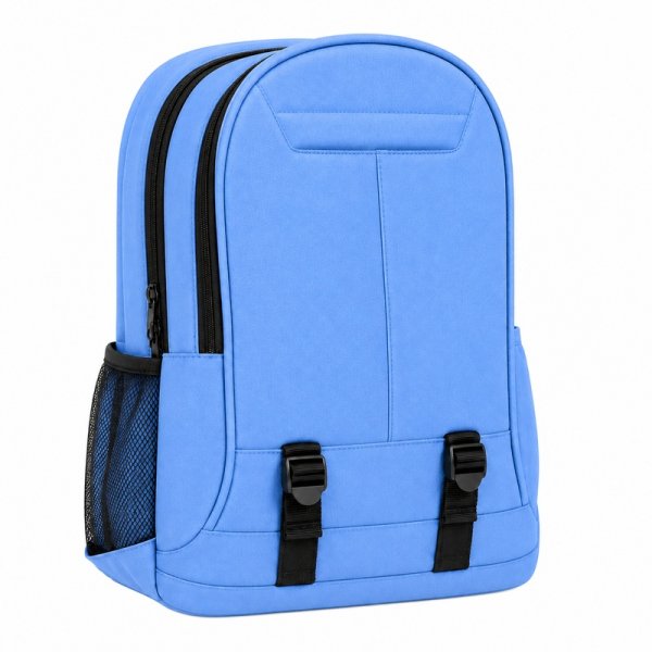 BP-125 Blue Multi-Pocket Travel Backpack (New)