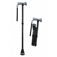 2888 Black Adjustable Folding Walking Stick 2888 Black Adjustable Folding Walking Stick