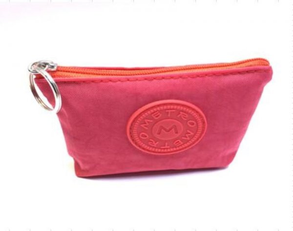 LL-2 Plain Red Metro Pouch Bag