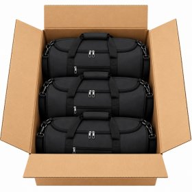 TB-TW-65 Box Of 10 Black Holdall Bag