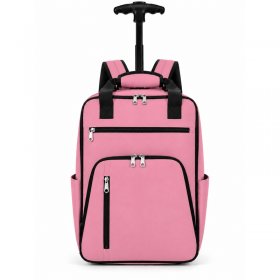 TR-E-TA-002 Pink Underseat Travel Trolley Bag