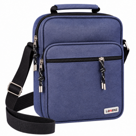 2588 Navy Lorenz Shoulder Bag (New)