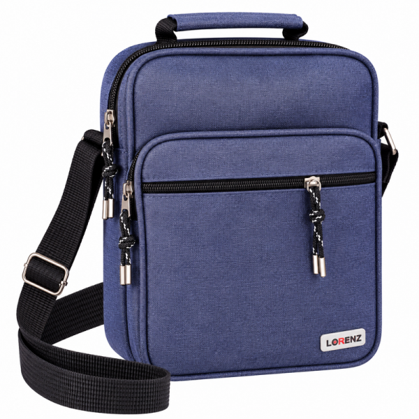 2588 Navy Lorenz Shoulder Bag (New)