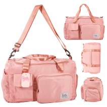 JBSH007 PINK HOLDALL TRAVEL/CABIN/GYM BAG