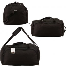 TB-214 BLACK SHOULDER TRAVEL BAG