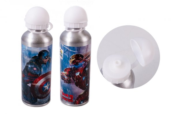 4020-6212 MARVEL'S CIVIL WAR KID'S WATER BOTTLE ALUMINIUM