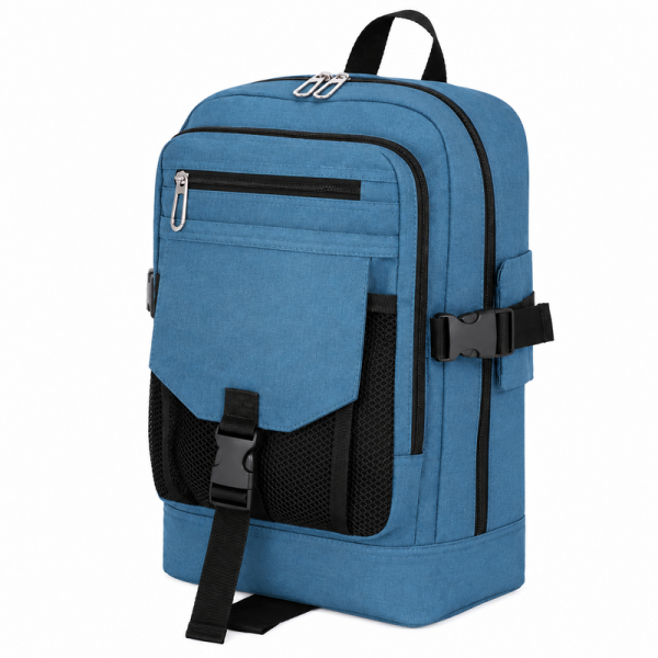 BP-131 Peacock Blue Easy Jet Travel Back Pack (New)