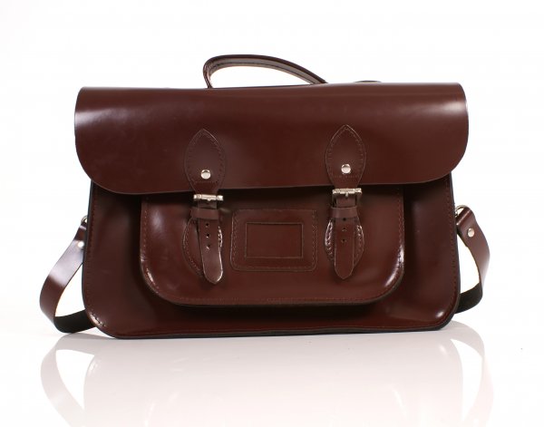 RL15 WINE RED BRIEFCASE SATCHEL