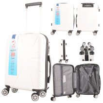 T-HC-US-1829 WHITE CABIN-SIZE EASYJET UNDERSEAT TRAVEL TROLLEY S