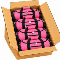 TB-TR-65 Box Of 10 Pink Holdall Travelling Bags TB-TR-65 Box Of 10 Pink Holdall Travelling Bags