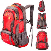 1824 RED/GREY 70L MULTI-FUNCTIONAL HANG SYSTEM TREKKING BACKPACK