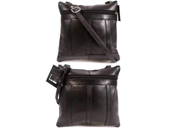 PR-DD 14 BLACK LEATHER BAG- M069