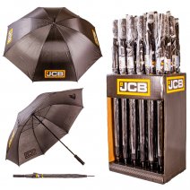 JCBUMB35S BLACK GOLF UMBRELLA BOX OF 24 PCS