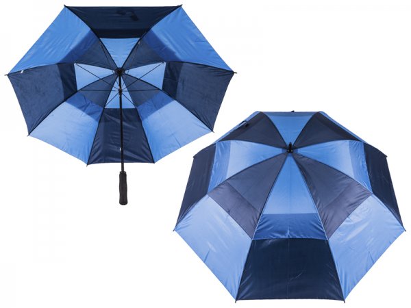 2817 Contrast Golf Umbrella with Wind Flaps BLUE