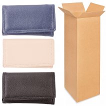 JBPS231 BOX OF 12 FLIP OVER LADIES PURSE WALLET