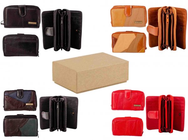 4615 LORENZ LEATHER PURSE BOX OF 12