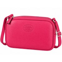 0595 Dahlia Pebble Leather Tripple Top Zip Rfid X-Body Bag (New) 0595 Dahlia Pebble Leather Tripple Top Zip Rfid X-Body Bag (New)