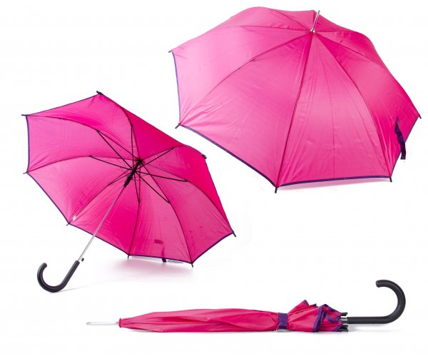 2813 Unisex Two Tone Automatic Umbrella Pink