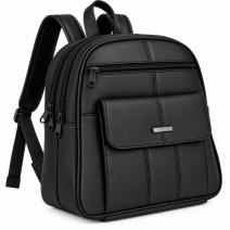1950 Black Lorenz Sheep Nappa Leather Bag