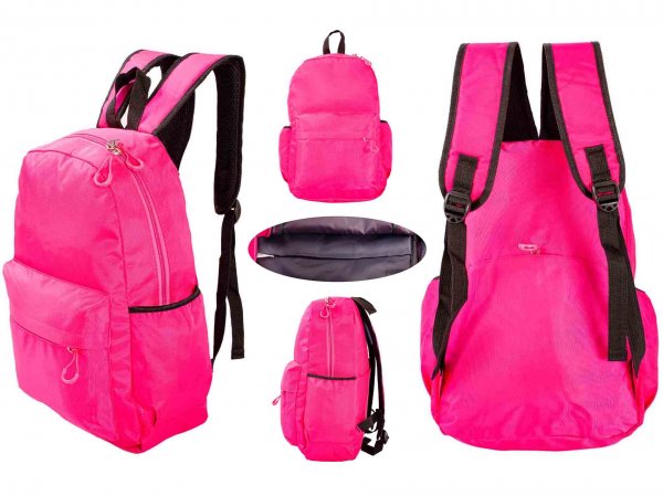 2593 PINK BACKPACK WITH 14'' LAPTOP SLEEVE