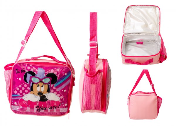 1225HV-9739 PINK MINNIE INSULATED LUNCH BAG