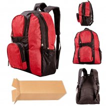 BP-100 BURGUNDY/BLACK SOLID COLOR BOX OF 25 BACKPACK