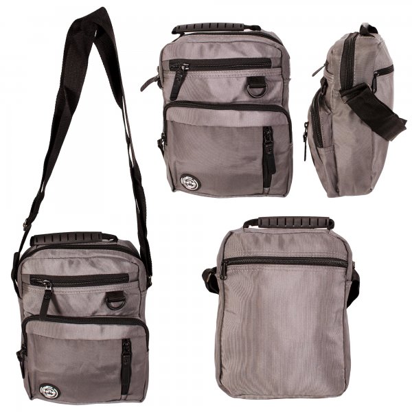 2423 GREY SHOULDER BAG/BACKPACK