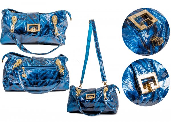 SAPPHIRE PU DESIGNER HANDBAG