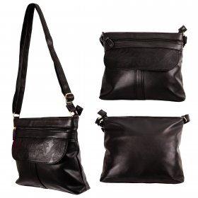 5707 BLACK LORENZ HANDBAG