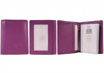 1011LILAC Cw Nappa 20 Leaf C.Card Case with Note Sec