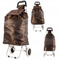 MS-001 GOLD BOX TWO WHEEL SHOPPING CART CHERRY PATTERN
