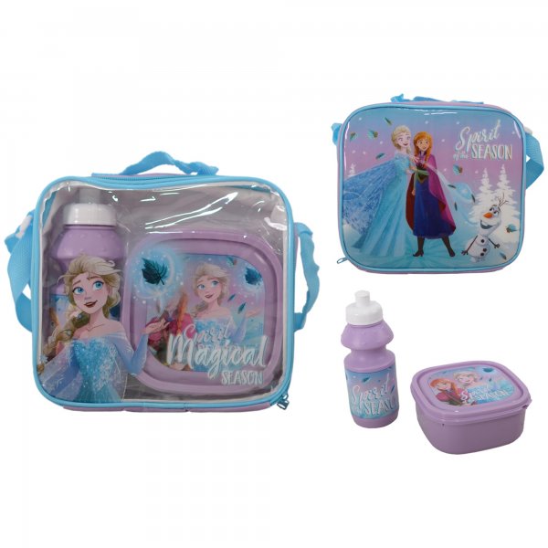 000565249 PURPLE FROZEN 3 PCS LUNCH BOX
