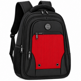 2654 Red/Black KaiTak Pinstripe Backpack