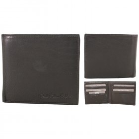 1061 BLACK ITALIAN LEATHER WALLET
