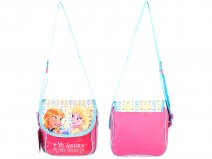 FROZEN001030 - Kids Shoulder Bag Pink/Aquablue Frozen Disney