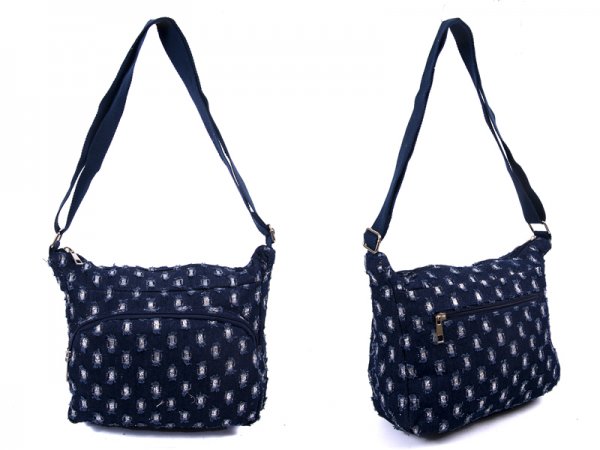 LJ-014 RIP JEANS LILLY & JANE CANVAS BAG