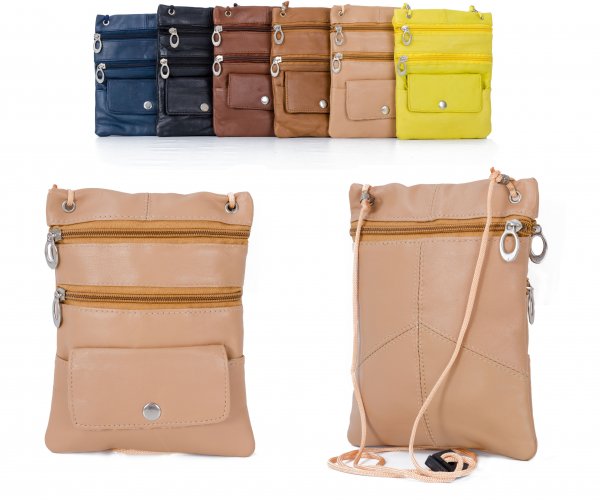 905 TAN LEATHER/PU CROSSBAG