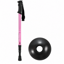2890-Single Pink Anti-Shock Trekking Pole (New)