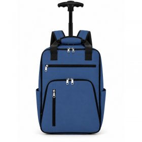 TR-E-TA-002 Navy Underseat Travel Trolley Bag
