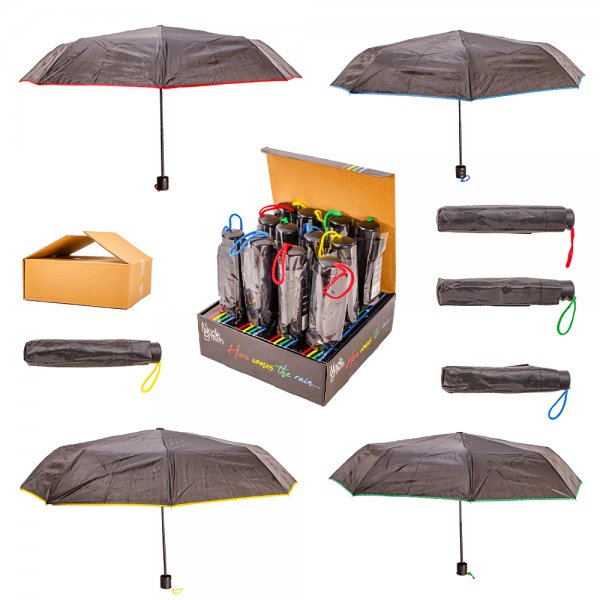 JCBUMB18-CDU ASSORTED UMBRELLA BOX OF 12