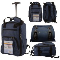 TR-R-002 NAVY WHEELED RYANAIR UNDERSEAT CABIN BAG