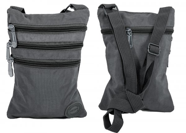 2520 GREY LORENZ BODY BAG 4 ZIP