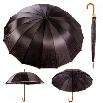 0895 BLACK PUSH-BUTTON UMBRELLA