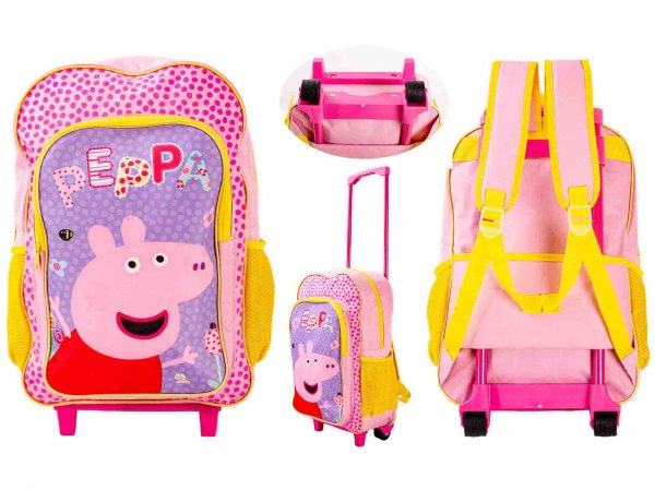 24250 PEPPA DELUXE KIDS TROLLEY & BACKPACK