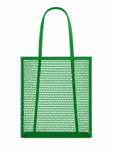 002/GREEN MESH BEACH TOTE BAG